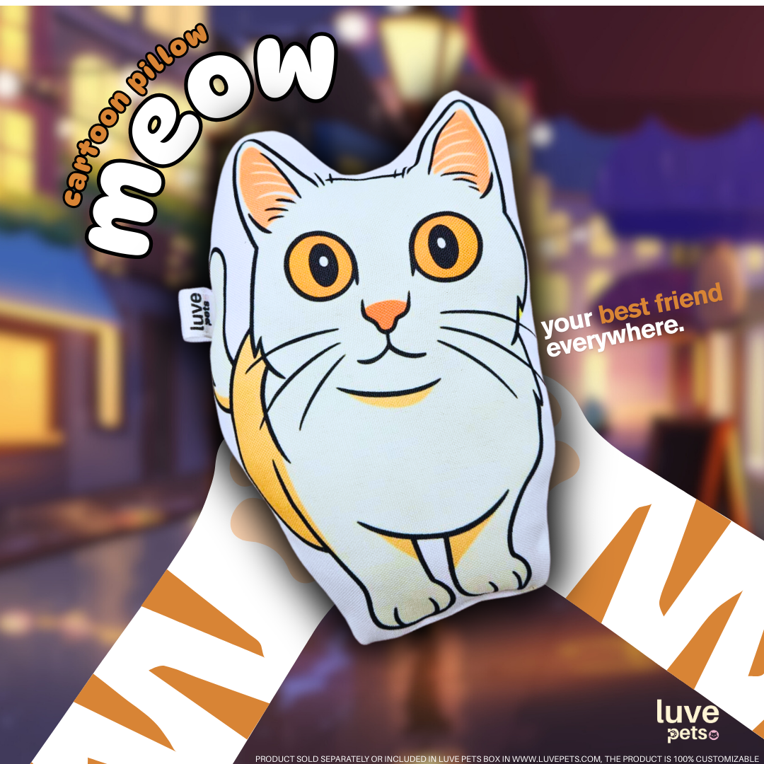 Meow Cartoon Pillow 🐈